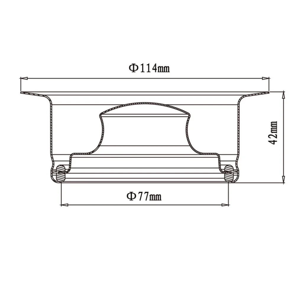 Easy Installation Sink Flange Appliance Garbage Disposal Flange Easy Installation Design Rust-resistant Material