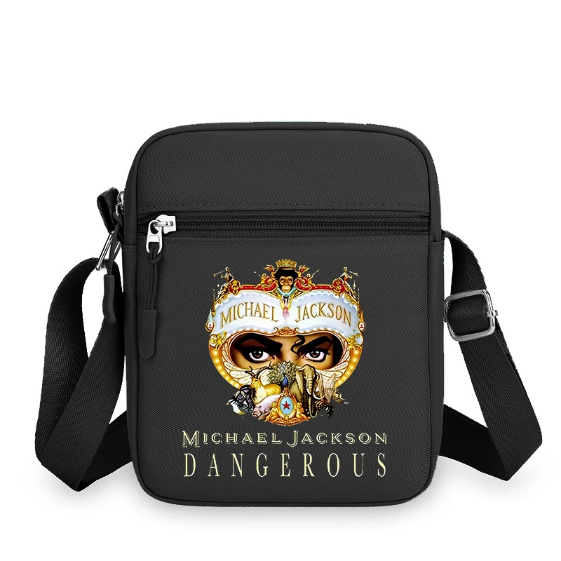 Men Women Anime Phone Storage Pouch MJ Casual Accessories Handbags Michael Jackson Fashion Creative Crossbody Bag Birthday Gifts view 3