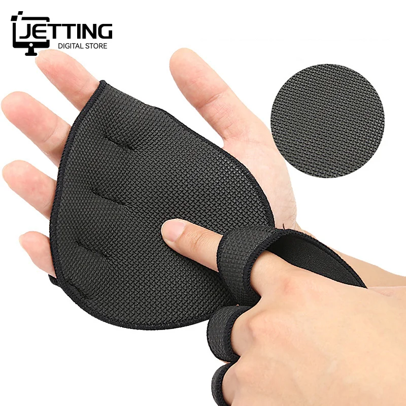 2 قطعة منصات قبضة النيوبرين رفع القبضات الصالة الرياضية تجريب قفازات رفع الأثقال كالستينيات رفع الأثقال اللياقة البدنية الرياضة حامي اليد