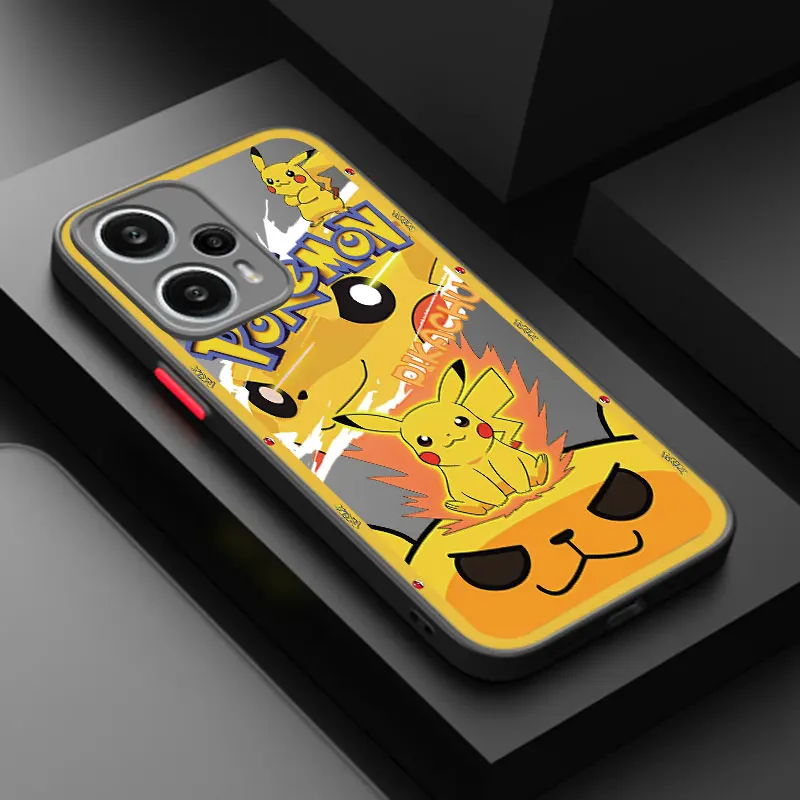 Anime Digimon Adventure Frosted Phone Case For Xiaomi 10T 11T 12T 12X 12S POCO F3 X3 GT X4 NFC M3 M4 X4 Pro F4 F5 X5 C31 C40