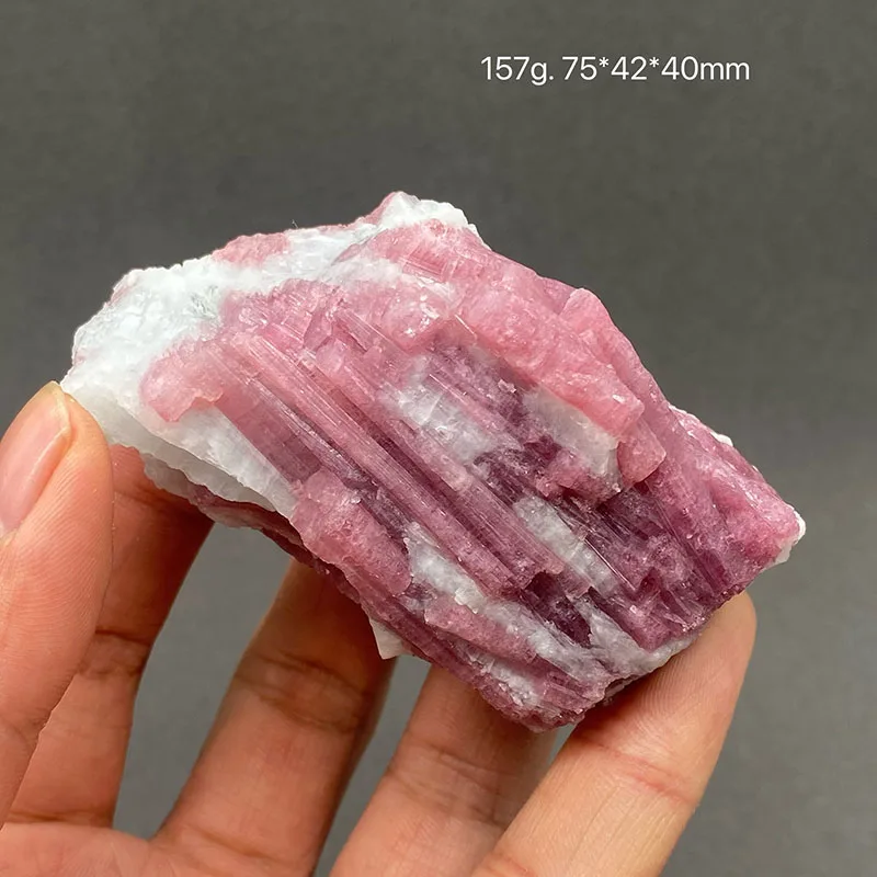 

100% Natural pink tourmaline Mineral Specimens Stones and Crystals Healing Crystal