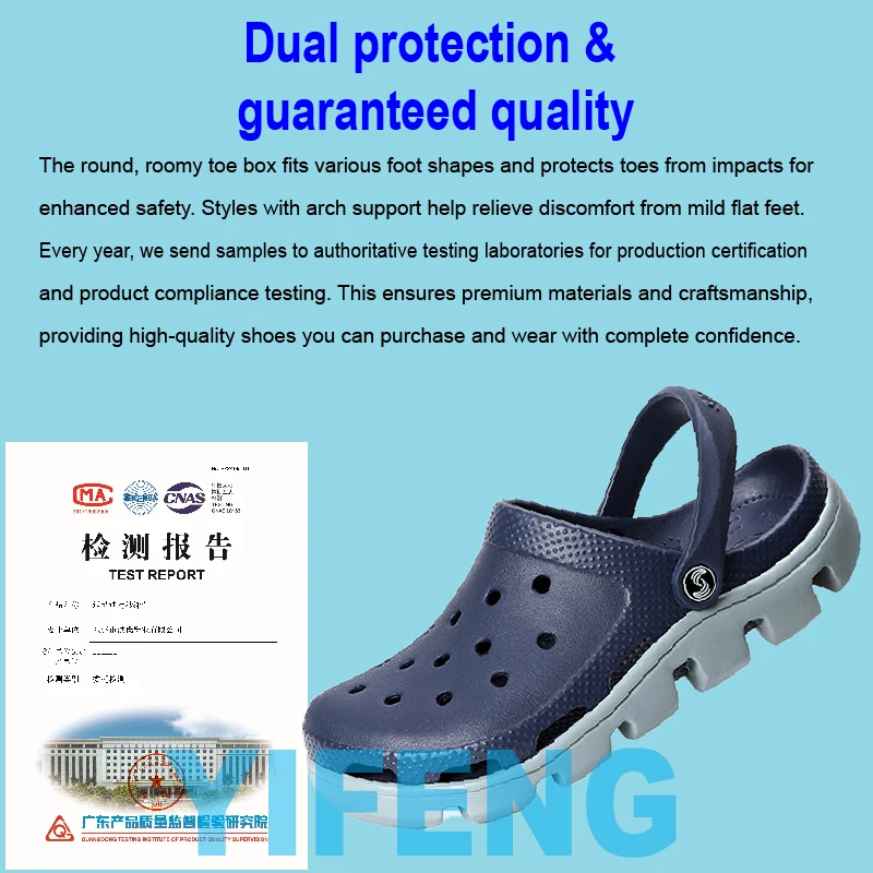 Fashion EVA lightweight sandals slippers for home walking work beach stream play camping commuting driving parent child wear