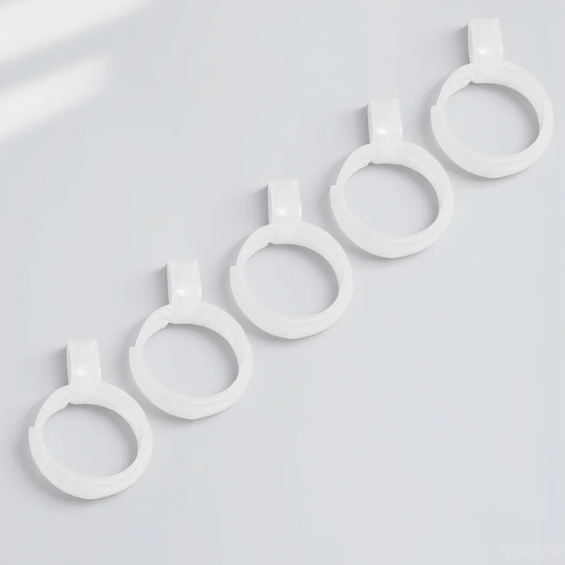

5 Pcs Rolled Cloth Buckle Card Embroidery Clip Small Clips Outdoor Sewing Clamps for Fabric Plastic Travel Stitching