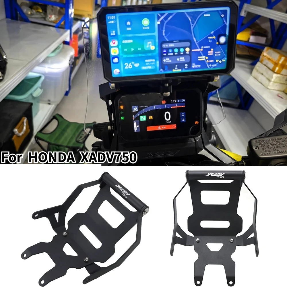 ホンダ-xadv750-x-adv-750-2021-2025-2022-2023-オートバイアクセサリー携帯電話ホルダースタンド-gps-ナビゲーションプレートブラケット
