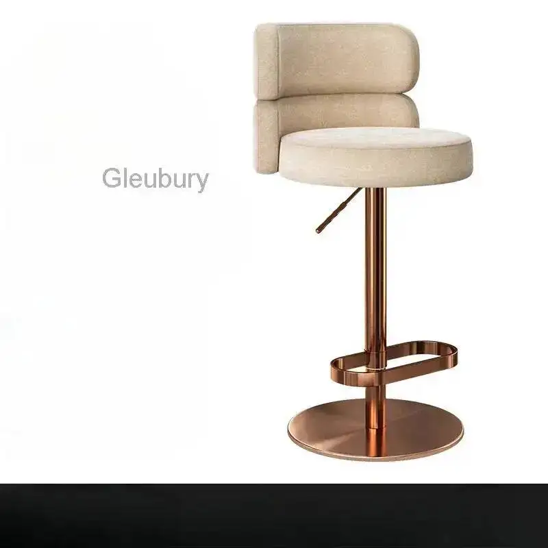

Modern Chairs Accent Iron Minimalistic Bar Lounge White Swivel Bar Chairs Living Room Nordic Taburete Cocina Home Furniture