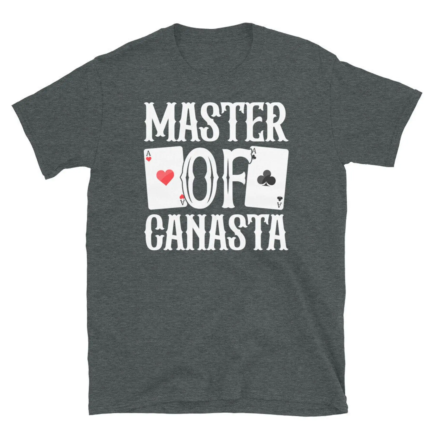 

Футболка унисекс с короткими рукавами Master of Canasta Card Game Rummy Melding