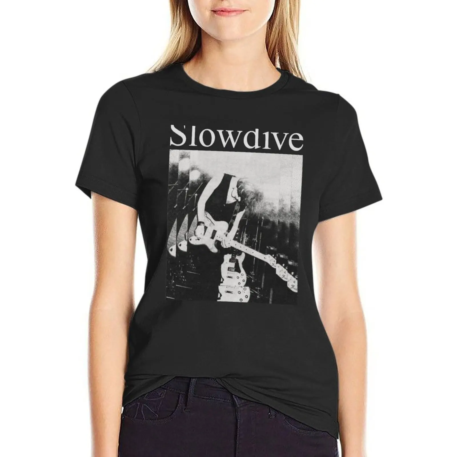 Slowdive Goswell T-Shirt quick drying plain t shirts for Women loose fit