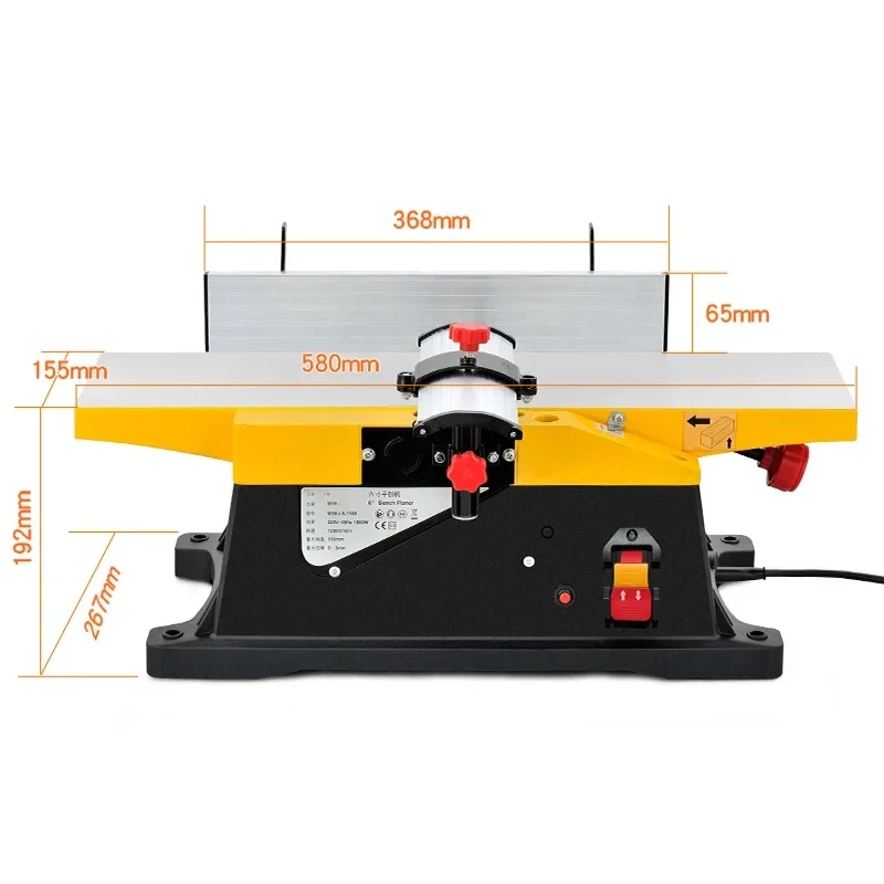 220V Desktop Multi Wood Processing Unit, Household Mini Wood Surface Smoothing & Carving Assembly