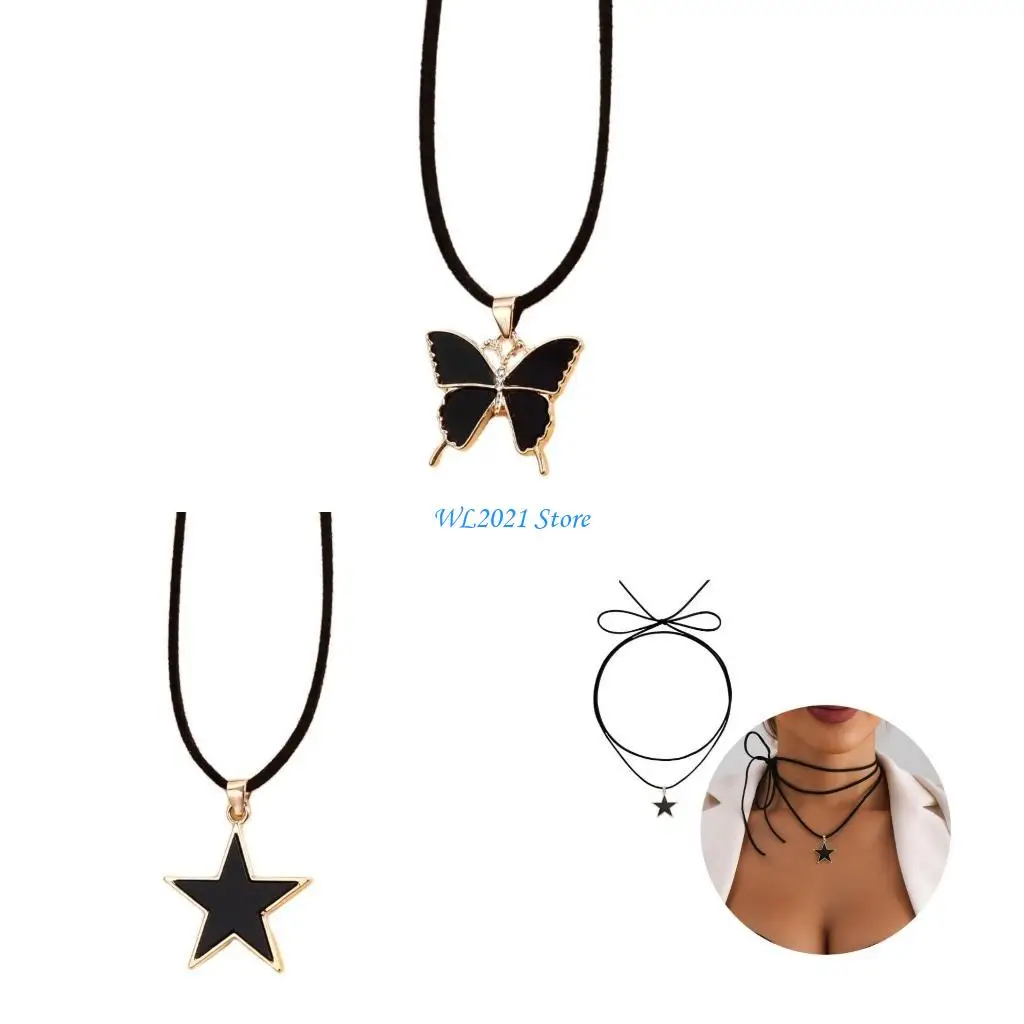 g5gc-Универсальное-звездное-ожерелье-Винтажные-цепи-клавиля