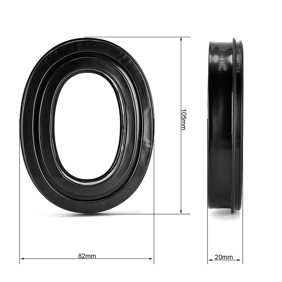 Almohadillas de esponja de memoria de Gel de hielo para auriculares, orejeras Sordin Supreme PRO / PRO X