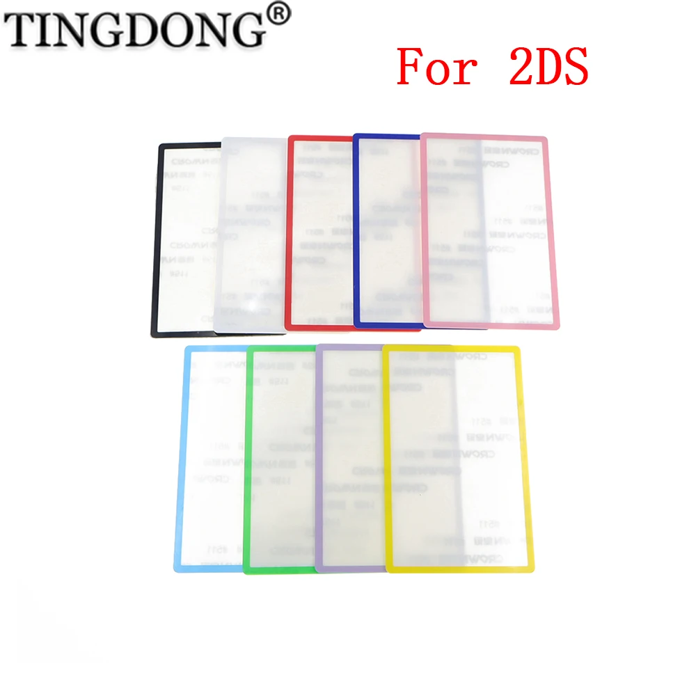 Für 2DS Top LCD Screen Objektiv Kunststoff Top Spiegel Äußere Objektiv Abdeckung Obere LCD Screen Panel