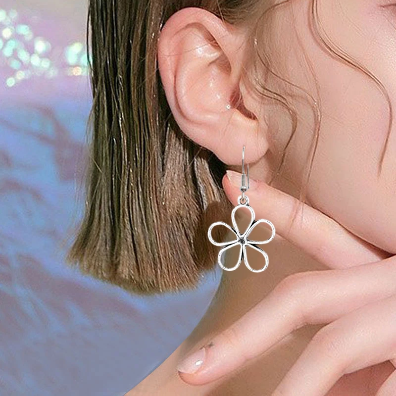 40pcs 11 colors flower petal Zinc alloy Charms for Jewelry Making Fashion Earrings Pendants Necklaces Bracelet Accessories DIY image 3