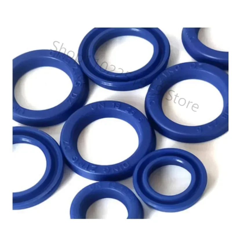 10pcs Bearing sealing ring oil seals polyurethane O-ring seal UN 6 13 5 / IDU 10 16 8 / IDU 14 20 8 / ODU 25 19 8 blue