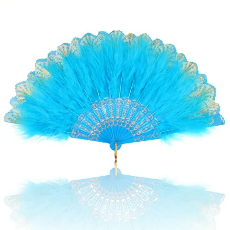 

MWOOT Marabou Feather Fan