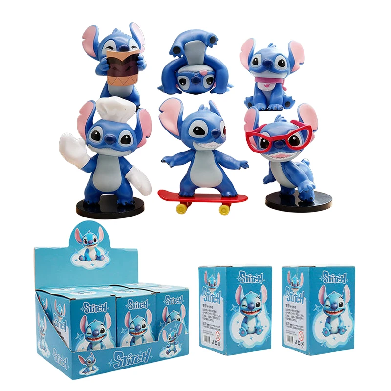 سلسلة غرزة جديدة من التماثيل صندوق أعمى دمية لطيفة سطح المكتب الحلي اللعب صندوق غامض هدايا مفاجأة عيد الميلاد #1