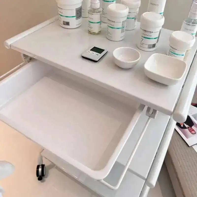 

Salon Cleaning Storage Trolley Utility Tattoo Tool Rolling Salon Trolley Medical Luxury Carrito Auxiliar Salon Furniture BL50ST