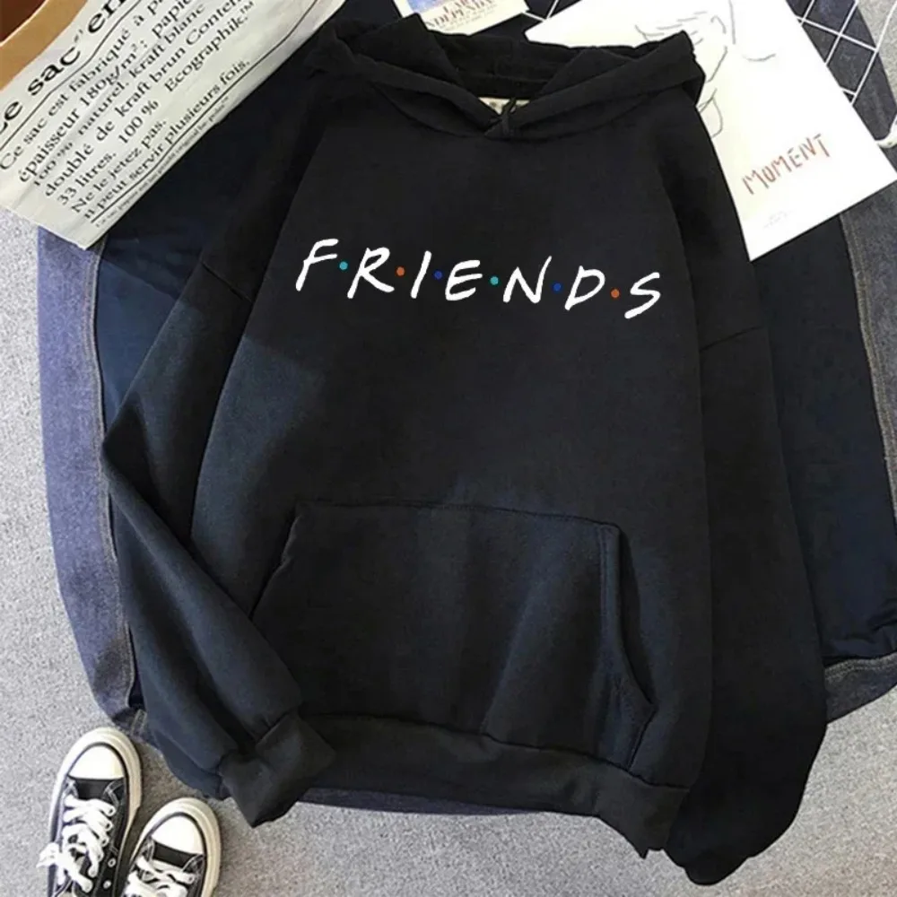 Friends TV-Show Hoodies für Frauen Lustige Friends Hoodies Ullzang Grafik Vintage Mode Lässiger HipHop Pullover Harajuku Unisex – Detail 5