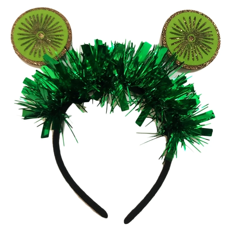 

Kiwifruit Headband for Friend Gathering Carnivals Celebration Headwear Hawaiian Theme Party Holiday Hairhoop