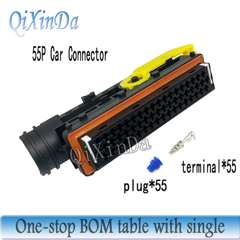 55 Pin Auto Waterproof Connector Module PLD A0045450426C Truck ECU Plug DJ7552-3.5-21 1718248-1 A4574434140 A0084462840 For Benz