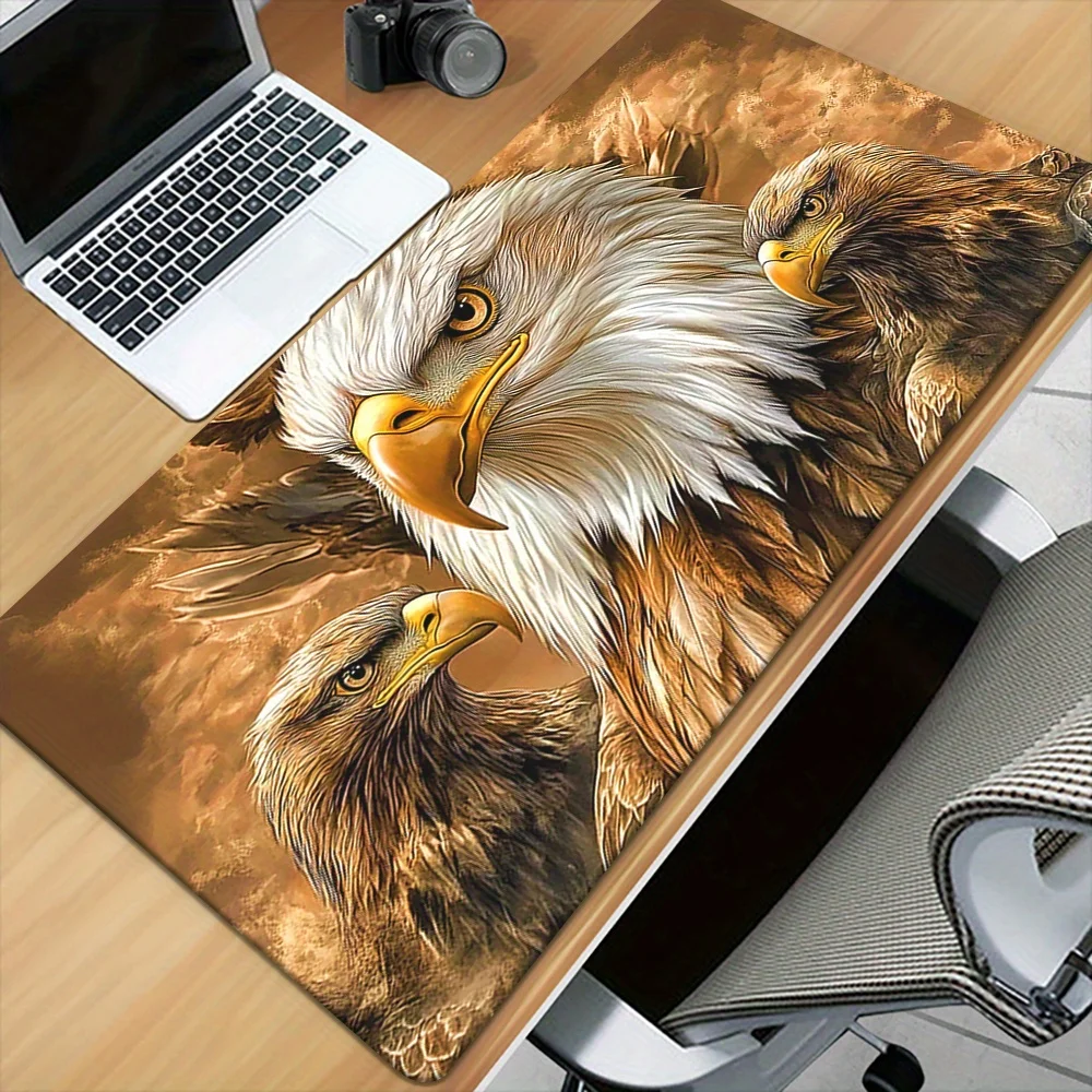 

Majestic Eagle Design Mouse Pad Large Rubber Anti-slip PC Desk Accessories Mousepad for Office and Gamer Keyboard Mats Decor Mat