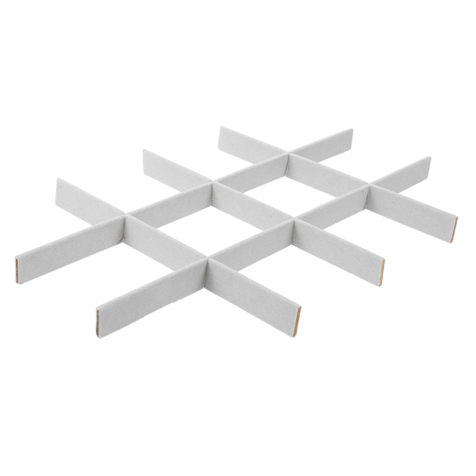12/18 Grids Jewelry Tray Divider Inserts Adjustable Velvet Separator Liner for for Necklace Earring Display Storage Box Drawers
