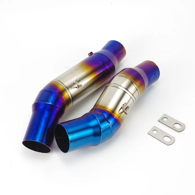 Voor Ninja 1000 Z1000 Z1000SX 2010-2024 Motocross Motorfiets Uitlaatpijp Mid Pijp Slip Op 51mm Koolstofvezel uitlaat