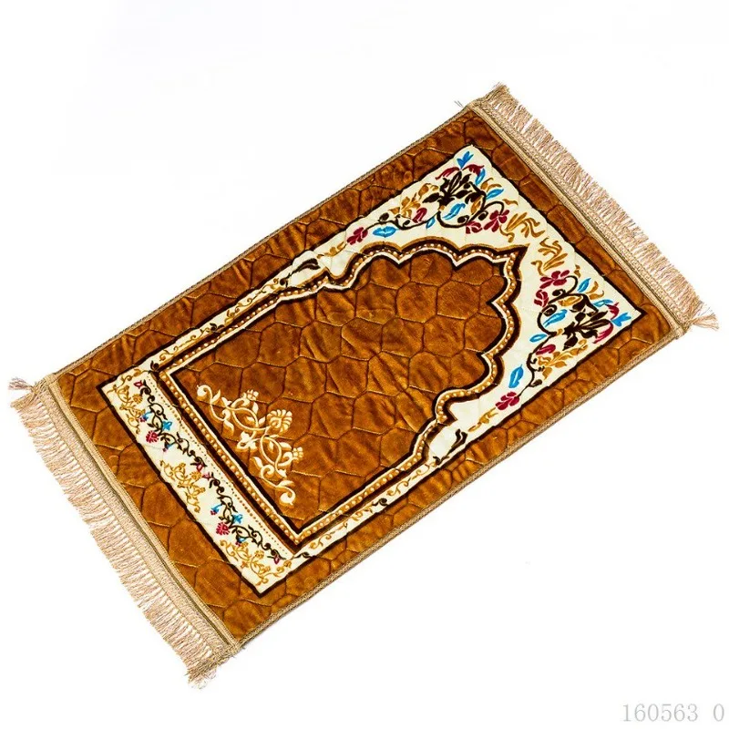 Soft Plush Quilted Thick Non Slip Foldable Durable Home Prayer Mat for Bedroom and Living Room Travel Indoor Floor Prayer Rug