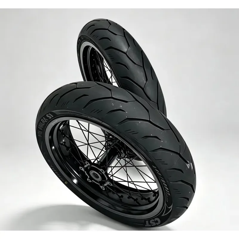 17-Inch Superbike Wheels Forged Rims CST S1 Street Tires Motorcycle Accessories Direct Upgrade Components for Ultra