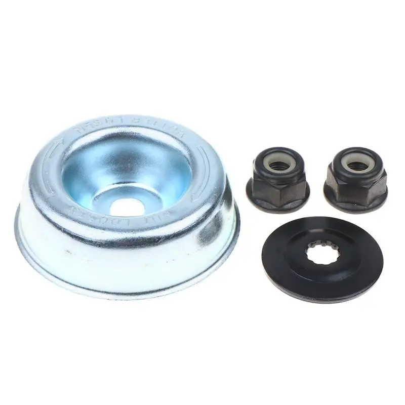 4pcs 4pcs Metal Blade Fixing Kit With 2 Sizes Of Nuts Replacement For SFS120 200 250 56R 80 Strimmer Brushcutter Accessories view 3