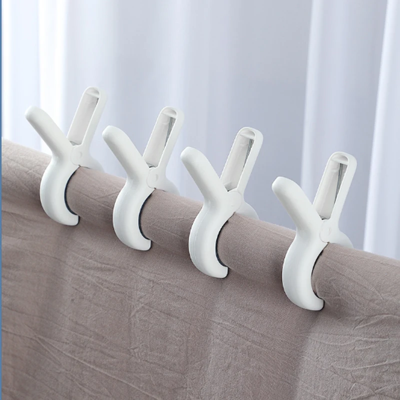 2/3 PCS/Set Windproof Clothespins Heavy Duty Large Clothespins with Rubber Gasket Clothespins Beach Towel Curtain Quilt Clips