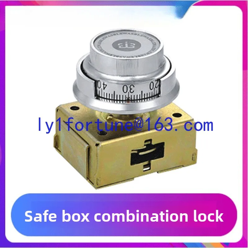 Safe combination lock plate Mechanical manual old-fashioned transcoding with box lock cylinder Metal full set of accessories