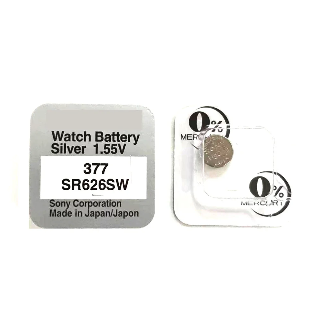 2-60 sztuk oryginalnych akumulatorów SONY SR626SW LR626 AG4 1.55V LR66 377 377A Alkaline Battery Watch Toys Car Remote Coin Cell