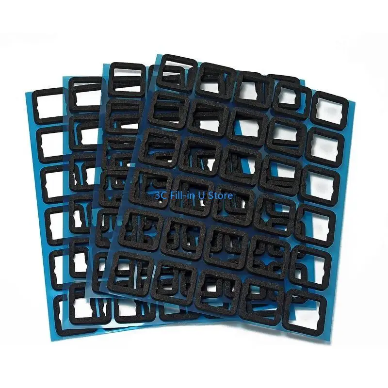 G8ta 120pcs Single Switch -films voor mechanisch toetsenbord Sandwich Cotton Switches Pad