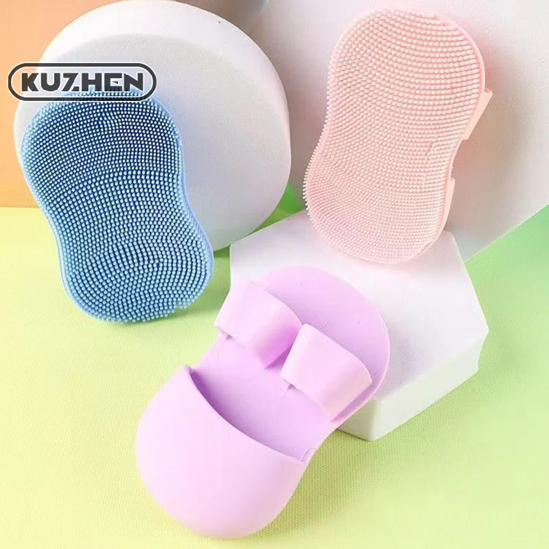 Silicone Face Cleansing Brush Facial Massager Skin Care Scrub Cleanser Tool Mini Beauty Tool Soft Deep Cleansing Exfoliator