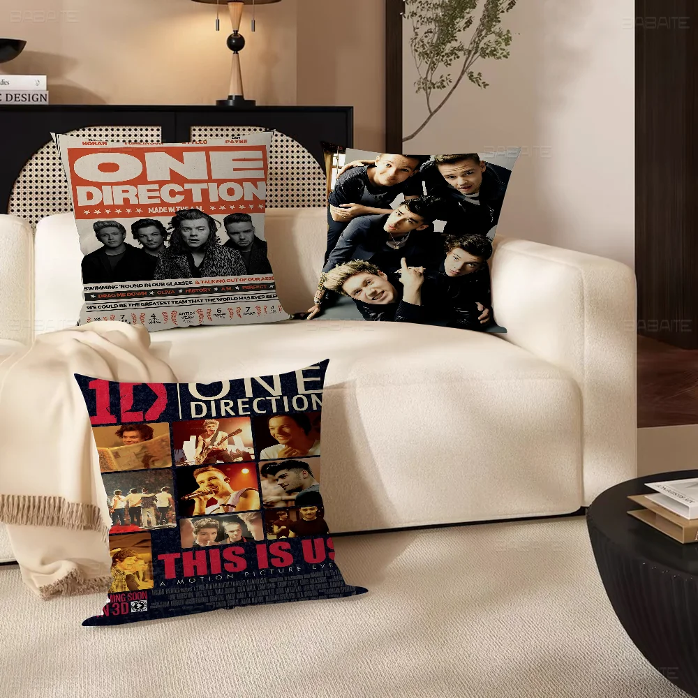 O-one Band Directions Music Pillow Cover Design Cushion Cover Decor Holiday Decorati