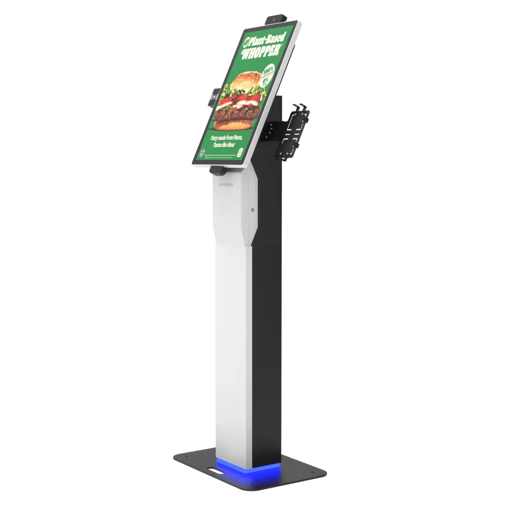 Android Interactive Self Service Payment Kiosk Automatic 21.5 24 Inch Touch Screen Kiosk Self Ordering Machine for Restaurant