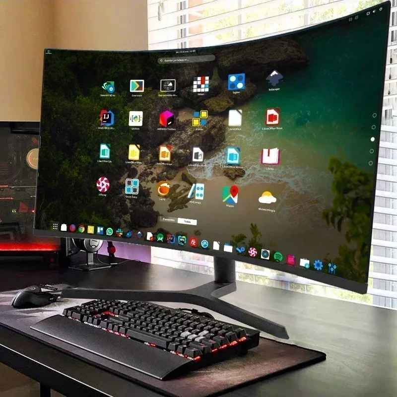 

Pc Display 34inch,Curved Screen Monitor,4k,144/165hz,16:9,1Ms,99% SRGB,Ultra Wide,High Brightness,Suitable for Gaming Office