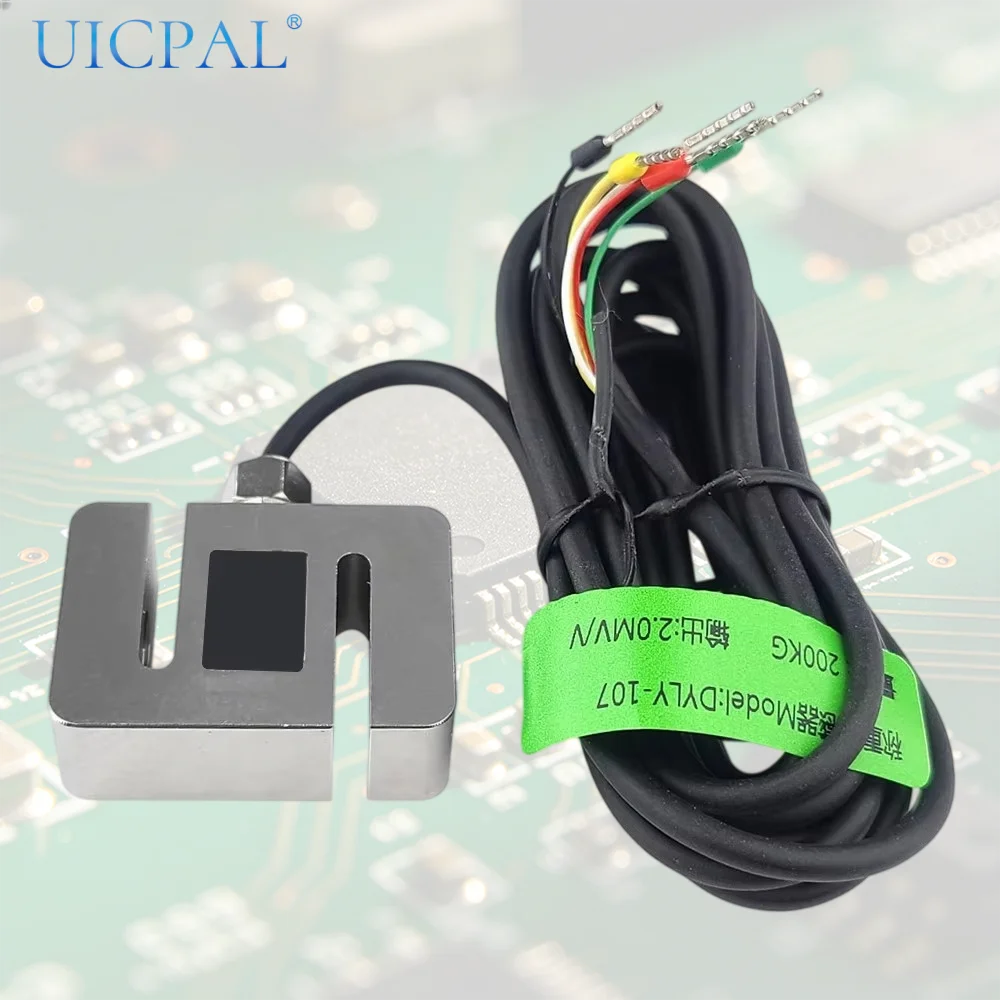 DYLY-107 S-Type Tension Pressure Sensor Module Stainless Steel High Precision Miniature Load Cells Weighing Sensors M8 5KG-200KG