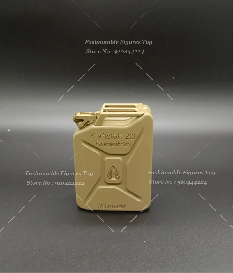 Zbiornik na paliwo w skali 1/6, plastikowy zbiornik, paliwo, scena wojskowa, ozdoba, akcesoria, zabawka, pasuje do figurek akcji DIY 12 cali.