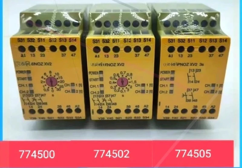

Applicable safety relay PNOZXV2774500 used