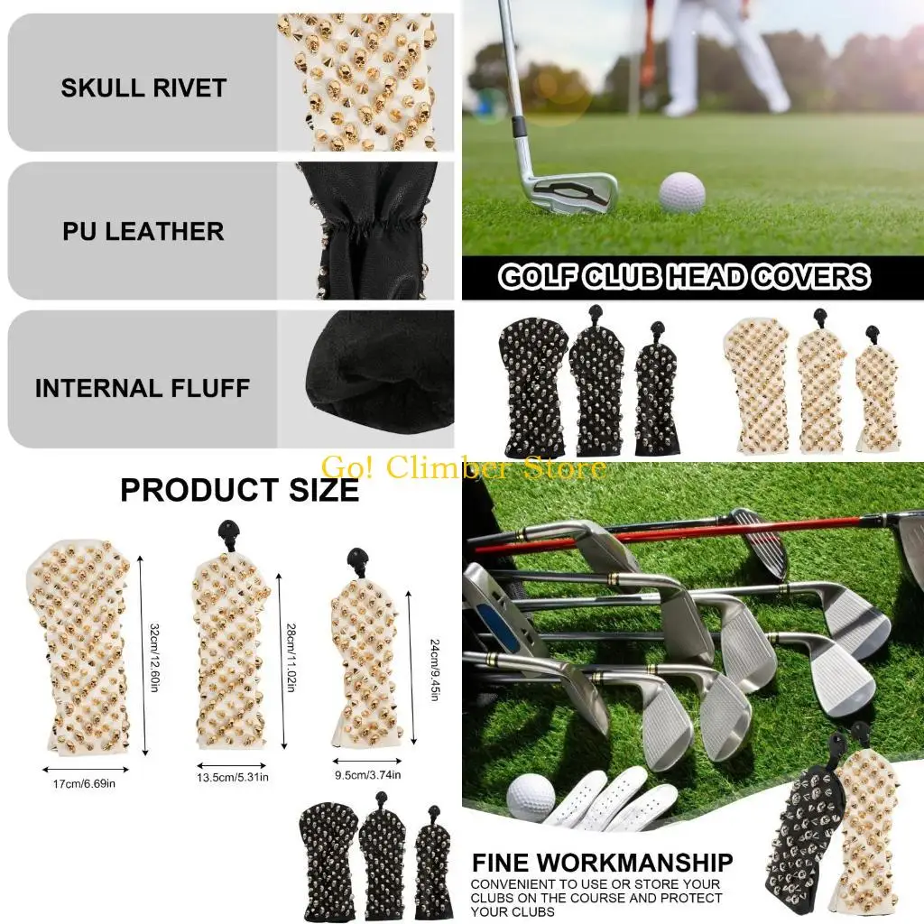 

Q84C Golfs Club Head Cover Golfm