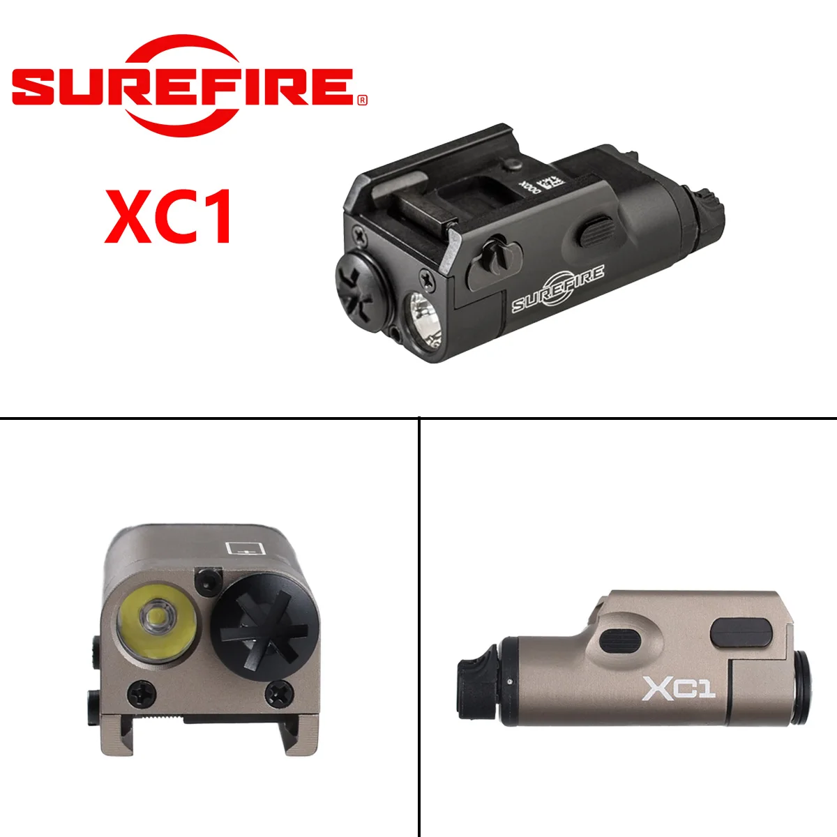 SureFire XC1 Metal Airsoft Tactical Pistol Gun Scout Light For Glock 17 18 19 Hanging Hunting Scout Flashlight Fit 20mm Rail - view 3