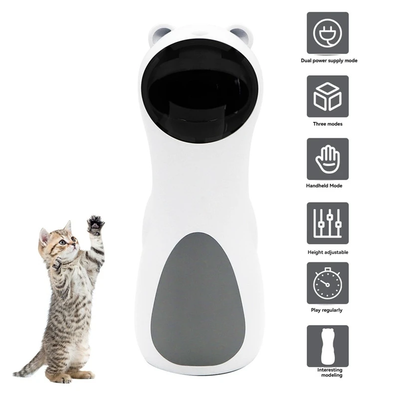 Automatic Bear Cat Ticker Interactive Smart Teasing Pet Intelligent Electric Rotating Cat Baiter Automatic Cat Toys