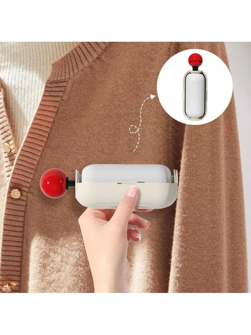 Strong Sticky Hair Remover Roller Portable Clothes Cleaning Tool Non-Damaging Hair Removal Brush Metal Material Washable
