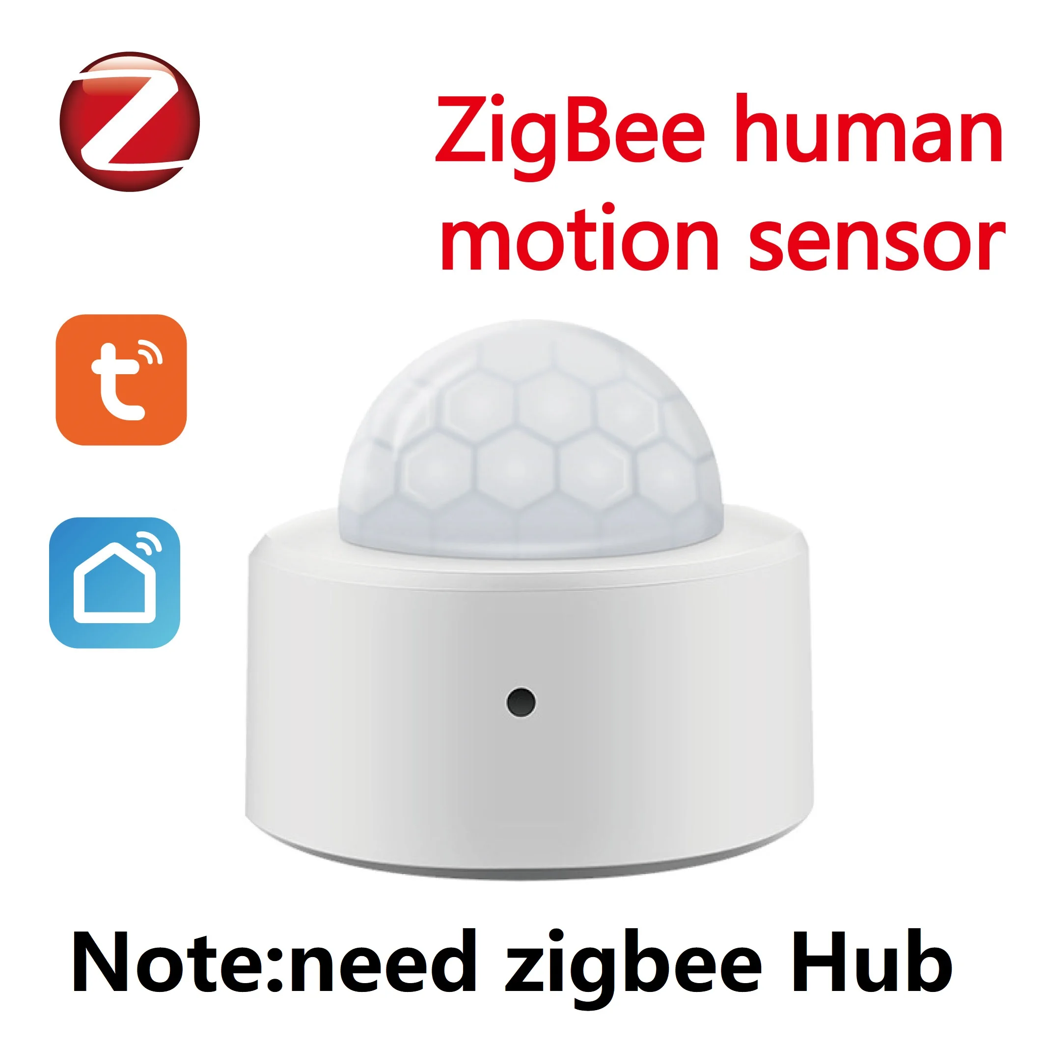 Tuya Zigbee Human Motion Sensor Smart Home PIR Motion Sensor Detector Security Smart Life Works With Alexa Google Home цена и фото