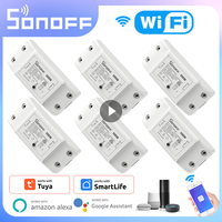 Sonoff Basic R2 Wifi DIY Smart Switch Module Remote Control Smart Home Via eWeLink APP Work with Alexa Google Home Assistant