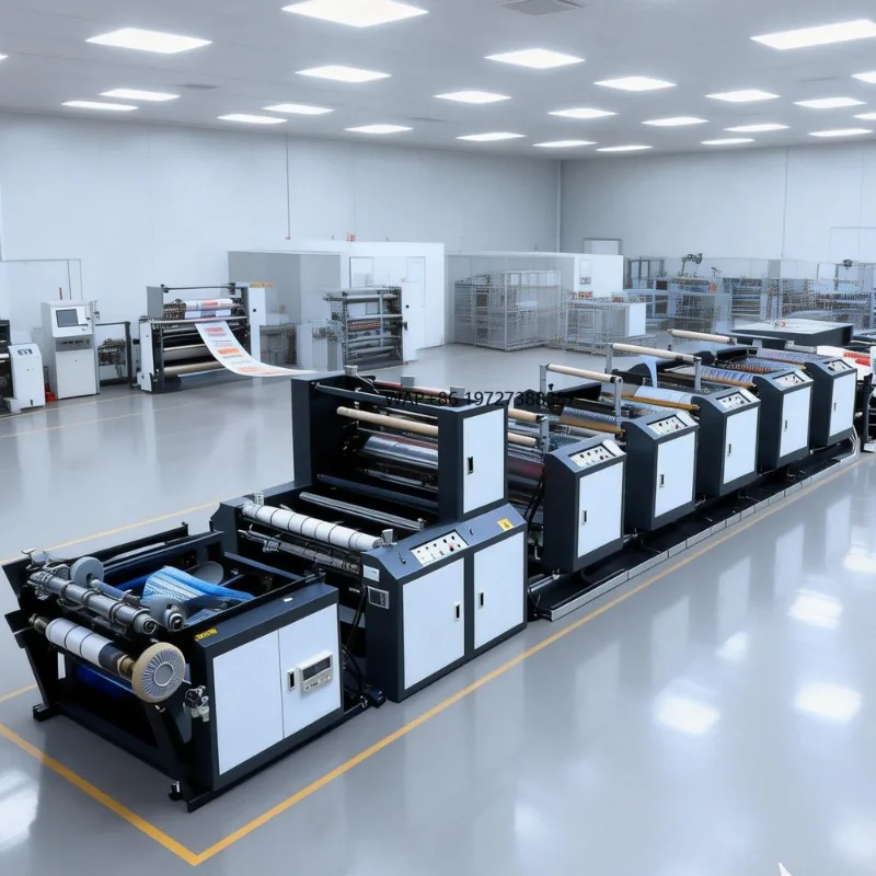 Environment Friendly Water Based Inks Flexographic Printer for Sustainable Green Packaging Paper and Biodegradable Film