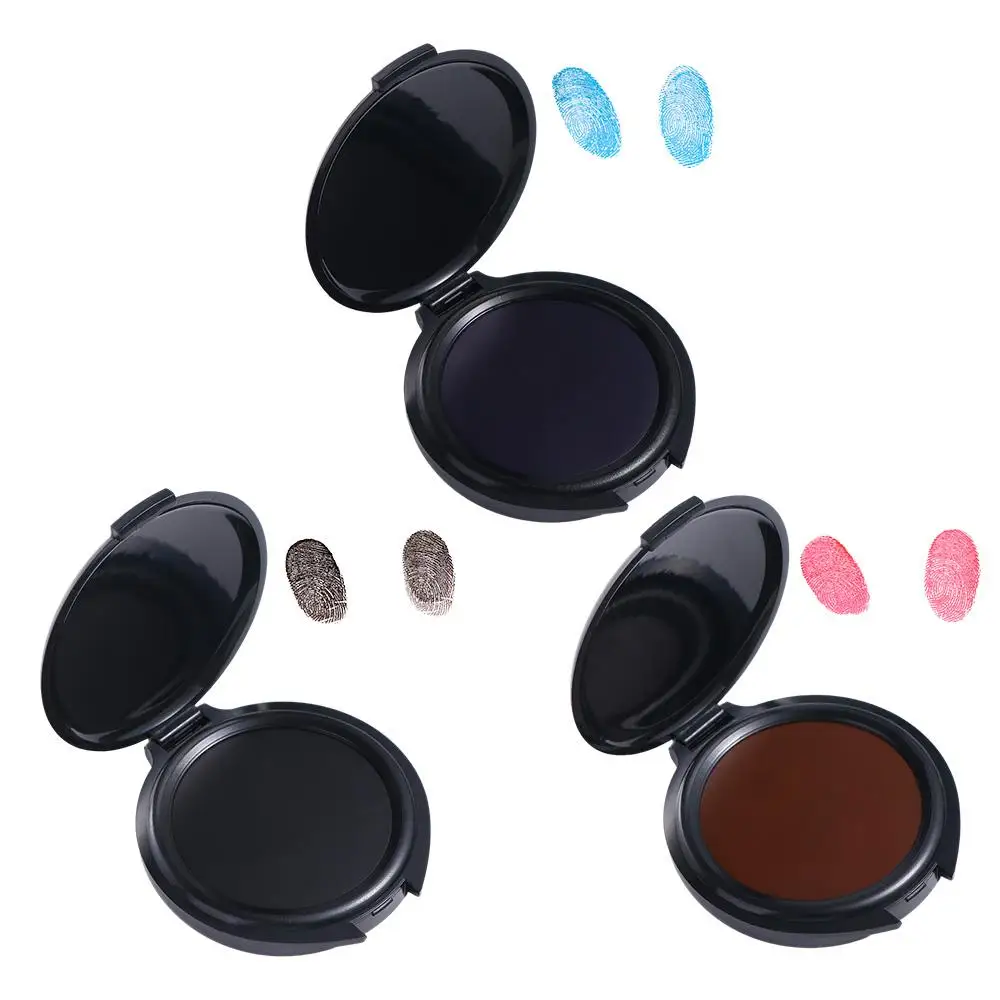 Portable Agreement Business Contract Clear Stamping Thumbprint Ink Pad Office Supplies Mini Fingerprint Ink Pad Fingerprint Kit