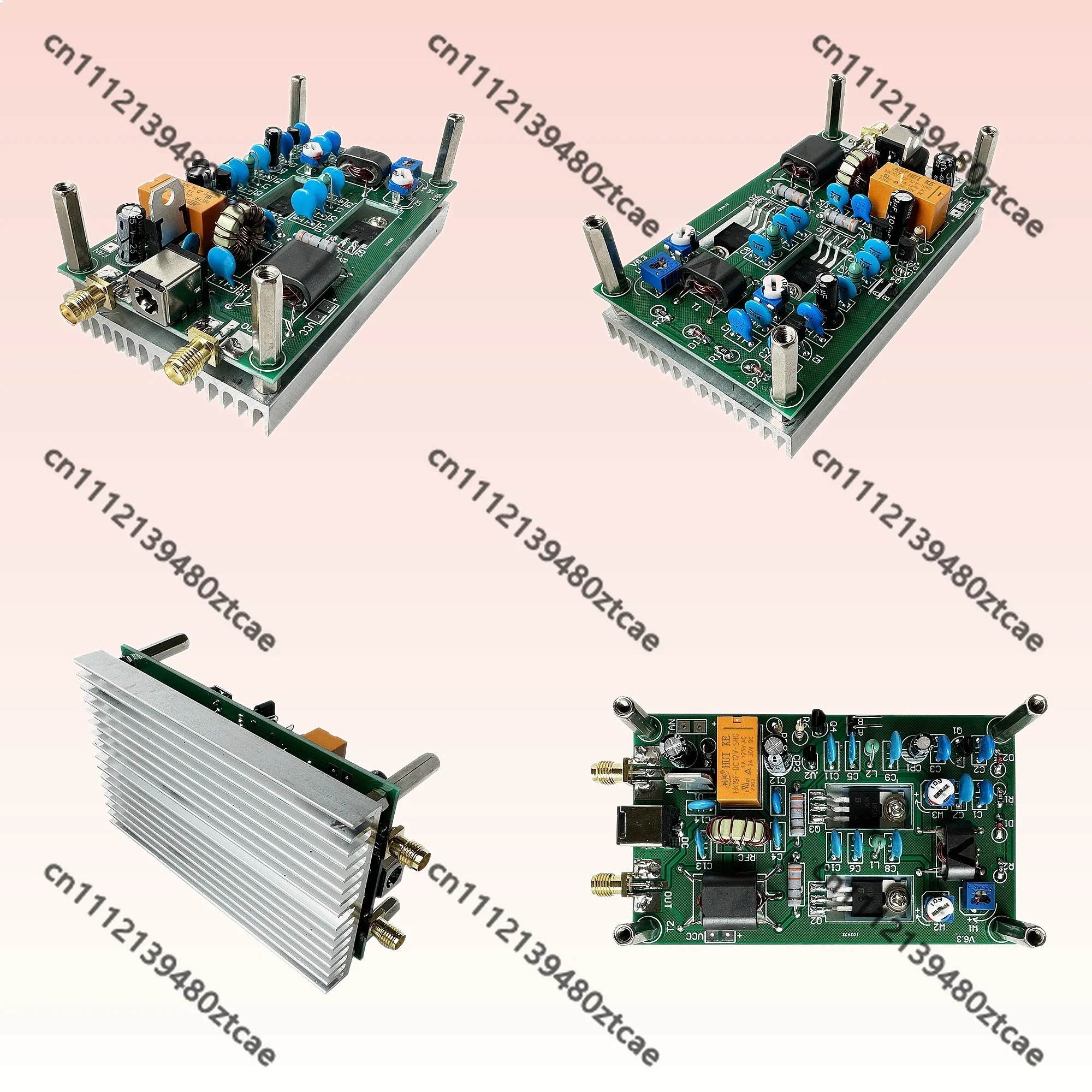 30W HF Linear Amplifier Board 3-28MHz CW SSB 0.1-3W Input 50Ω For Licensed Ham Radio Use Only