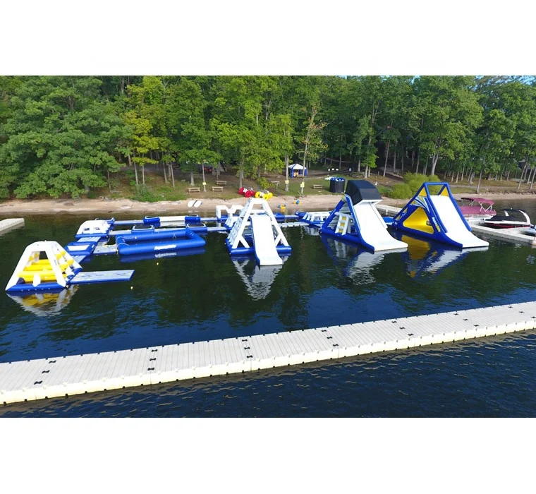 custom Commercial Big Inflatable Floating Water Park Adventures Inflatable Water Park